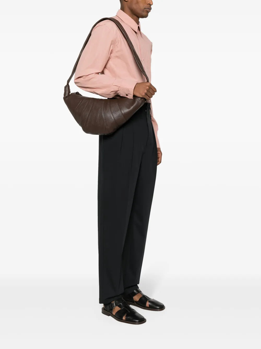Lemaire Medium Croissant Leather Bag — Same as shown — Size One Size — Side View