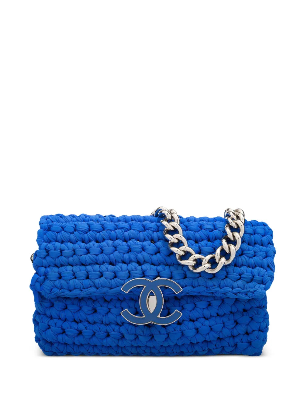 Chanel Pre Owned 2014 Classic Flap Crochet Shoulder Bag — Same as shown — Size One Size — Front View