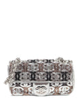 Chanel Pre Owned Classic Flap Metallic Shoulder Bag — Same as shown — Size One Size — Front View