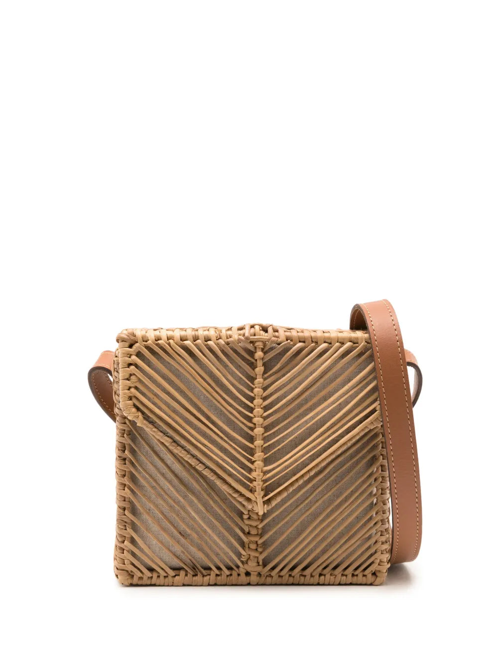 Lenny Niemeyer Raffia Shoulder Bag — Same as shown — Size One Size — Front View