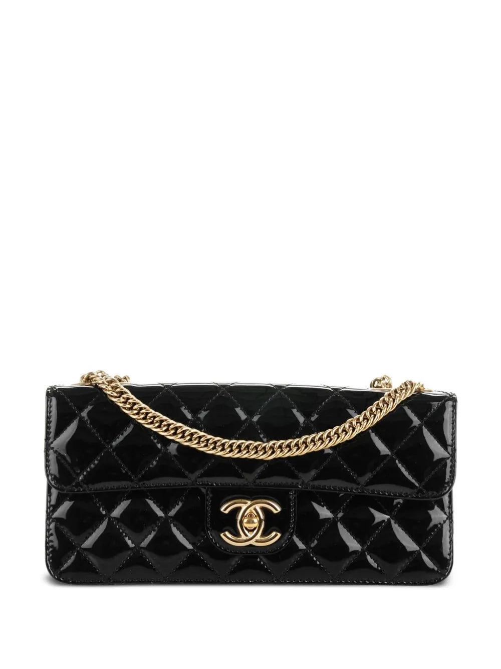 Chanel Pre Owned 2005 Diamond Quilted Shoulder Bag — Same as shown — Size One Size — Front View