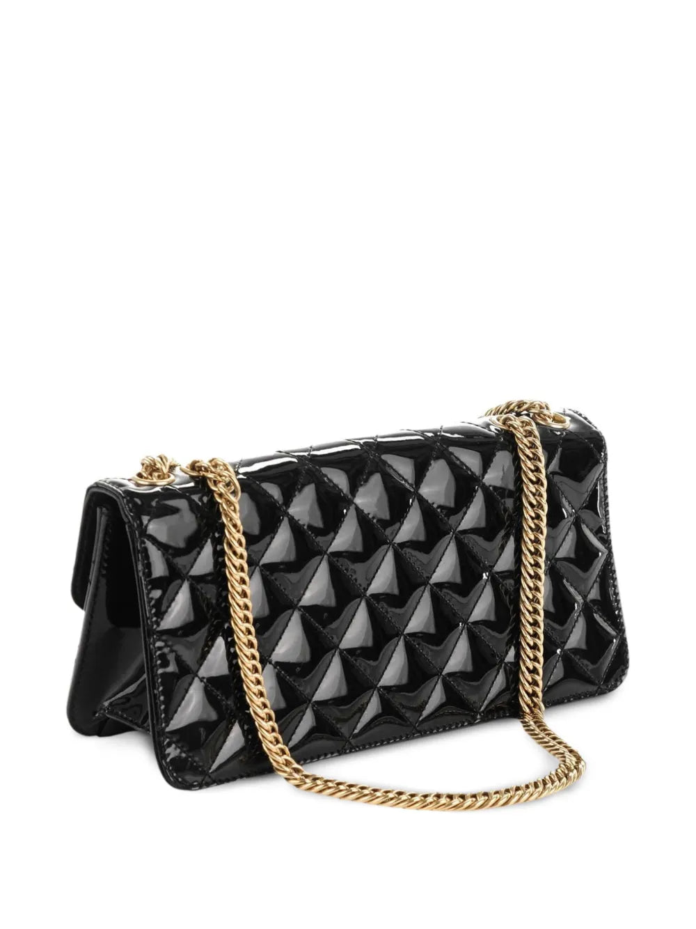 Chanel Pre Owned 2005 Diamond Quilted Shoulder Bag — Same as shown — Size One Size — Side View