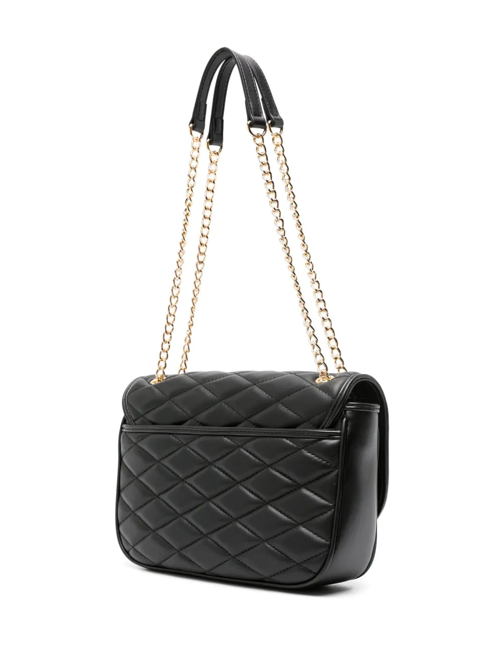 Love Moschino Logo Lettering Matelasse Shoulder Bag — Same as shown — Size One Size — Back View