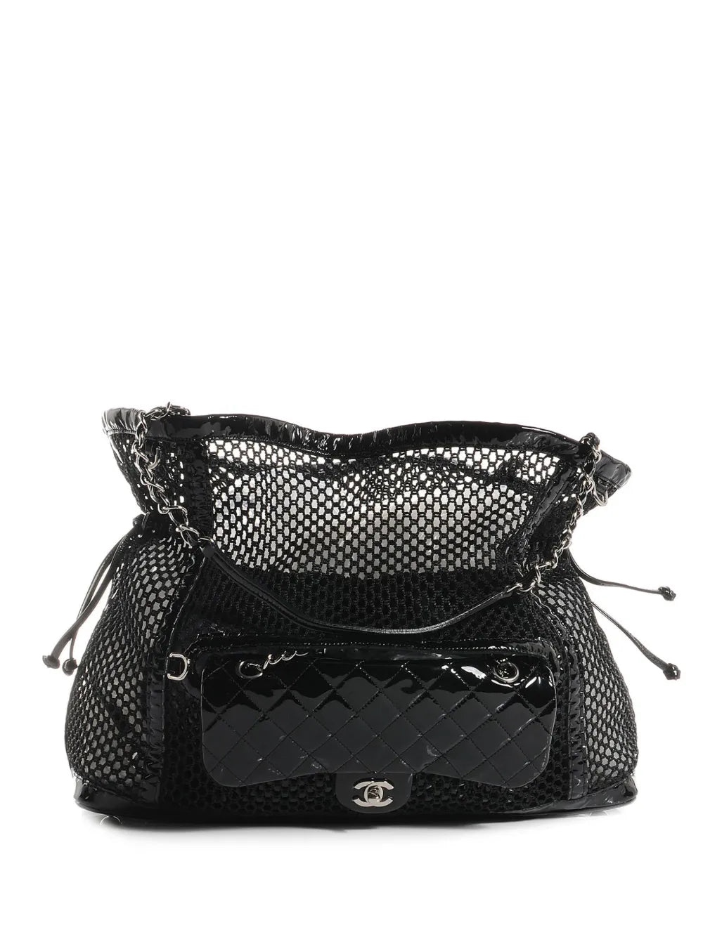 Chanel Pre Owned 2011 Classic Flap Mesh Shoulder Bag — Same as shown — Size One Size — Front View