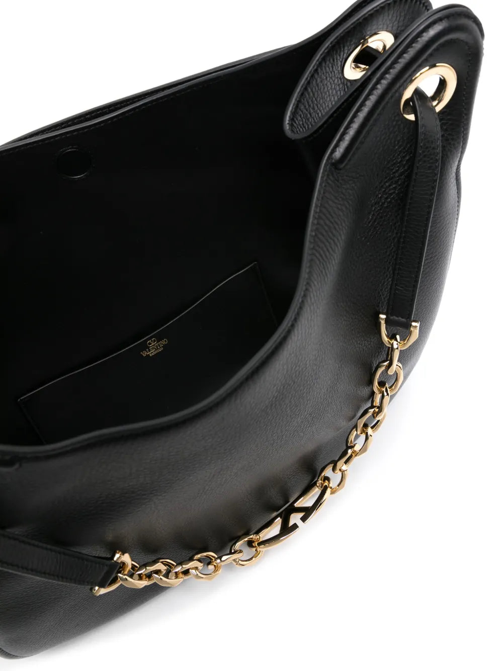 Valentino Garavani Vlogo Signature Chain Link Shoulder Bag — Same as shown — Size One Size — Detail View