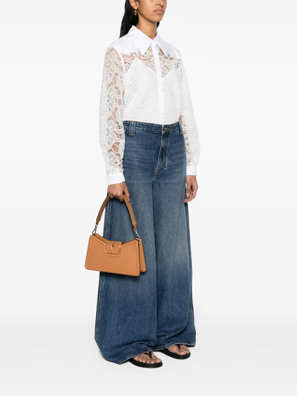 Valentino Garavani Vlogo Signature Shoulder Bag — Same as shown — Size One Size — Side View