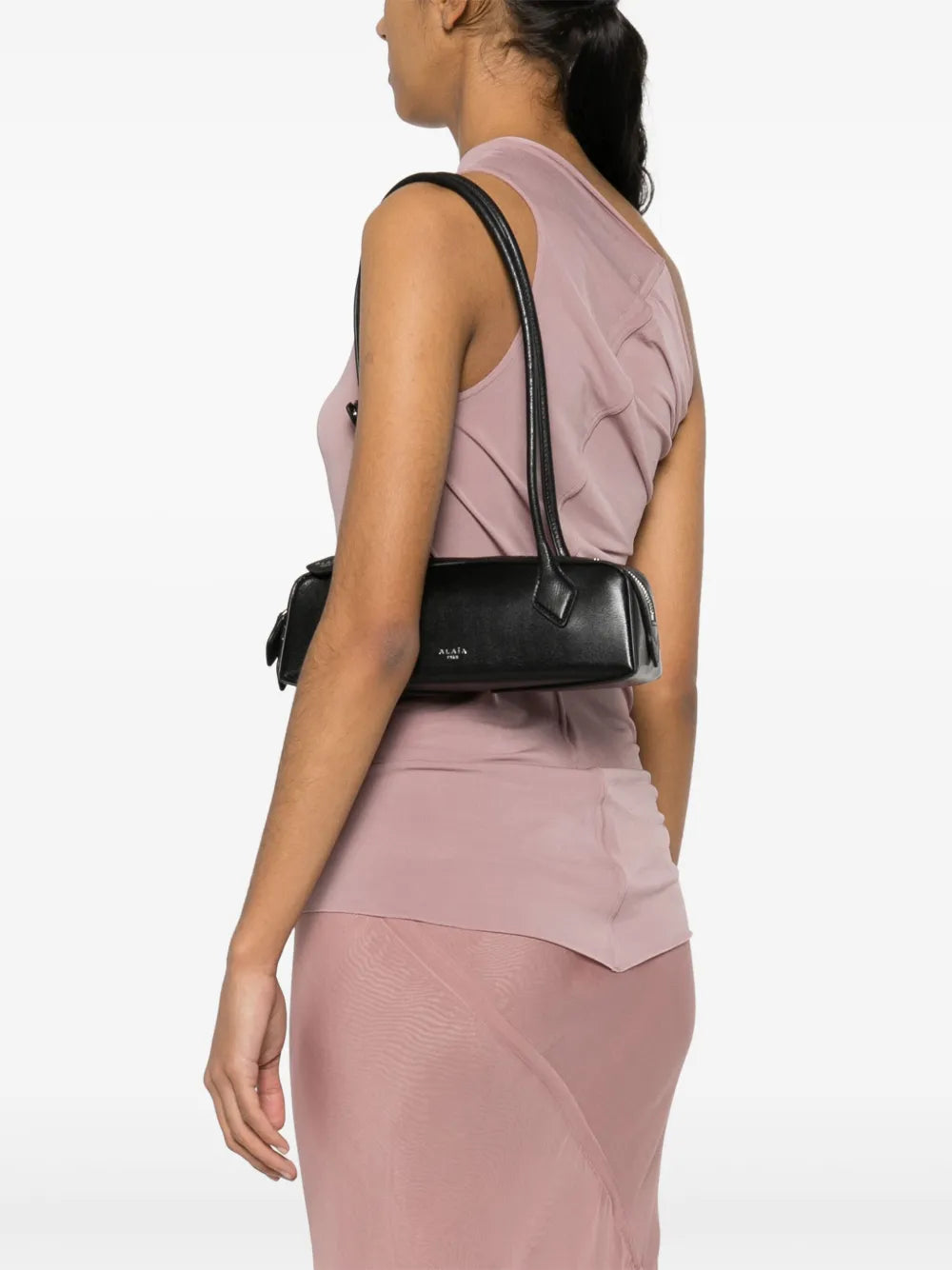 Alaia Small Le Teckel Leather Shoulder Bag — Same as shown — Size One Size — Side View