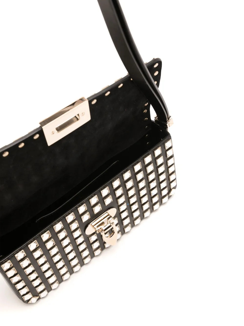 Valentino Garavani Rockstud Ew Leather Shoulder Bag — Same as shown — Size One Size — Detail View