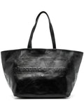 Alexander Wang Punch Logo Embossed Leather Tote Bag — Same as shown — Size One Size — Front View