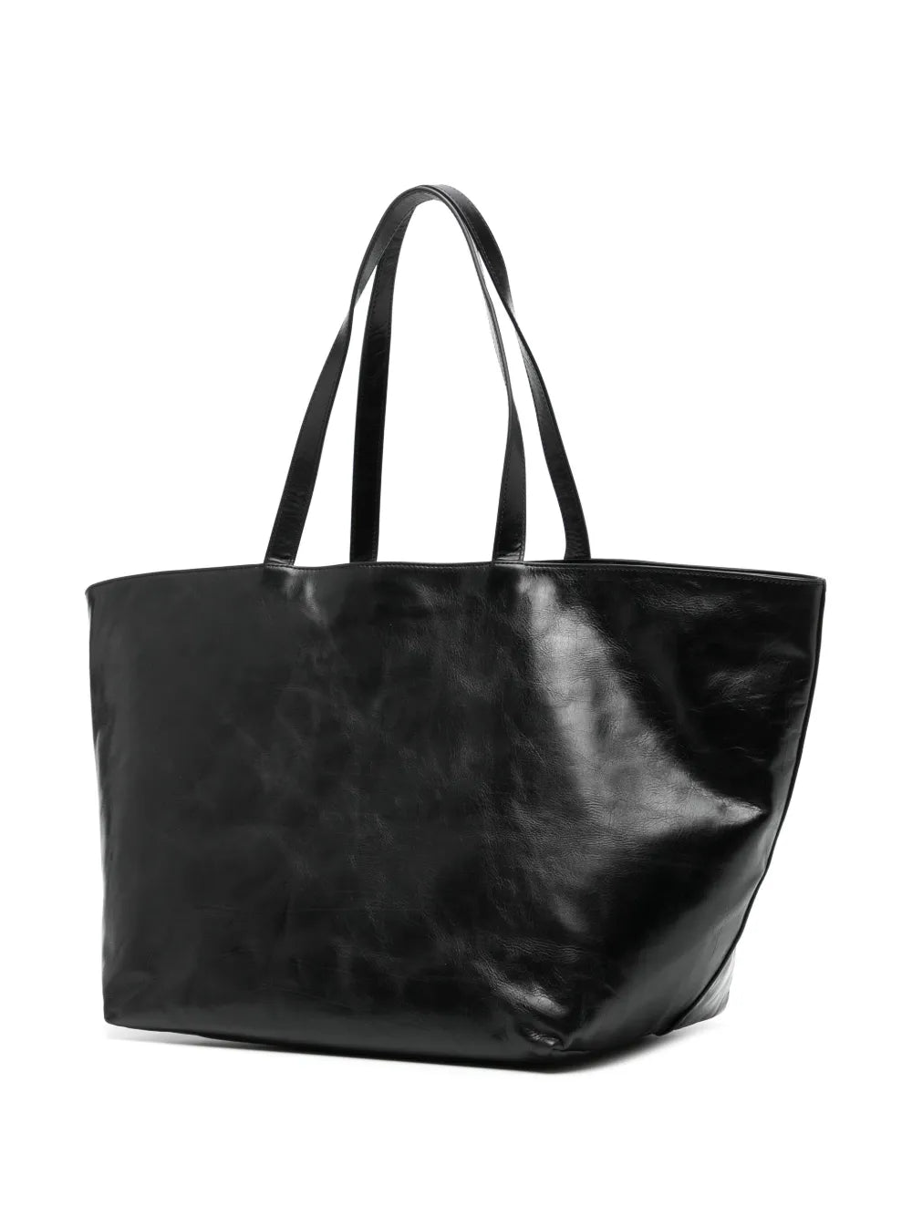 Alexander Wang Punch Logo Embossed Leather Tote Bag — Same as shown — Size One Size — Back View