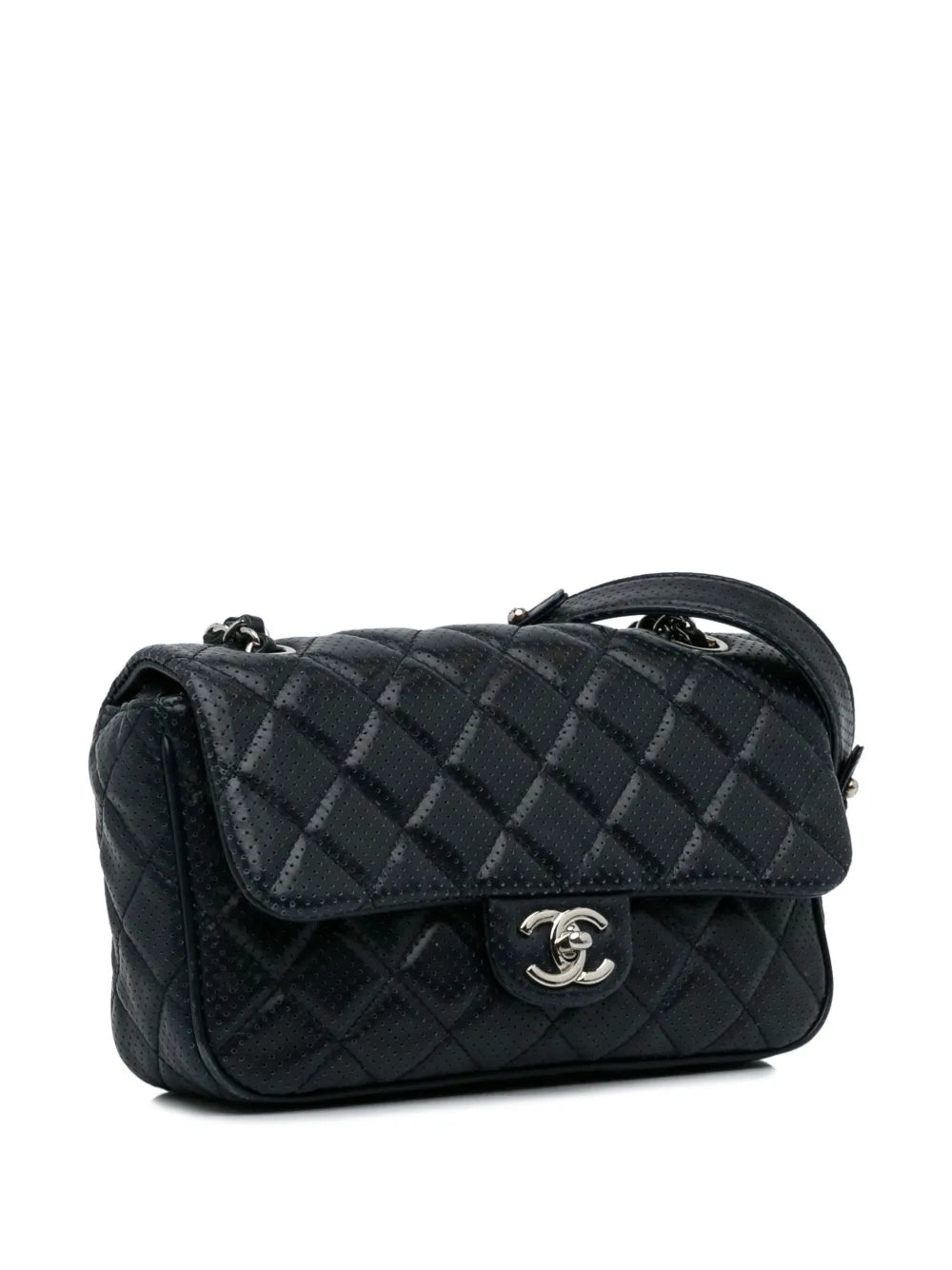 Chanel Pre Owned 2014 Mini Classic Flap Perforated Bag — Same as shown — Size One Size — Back View