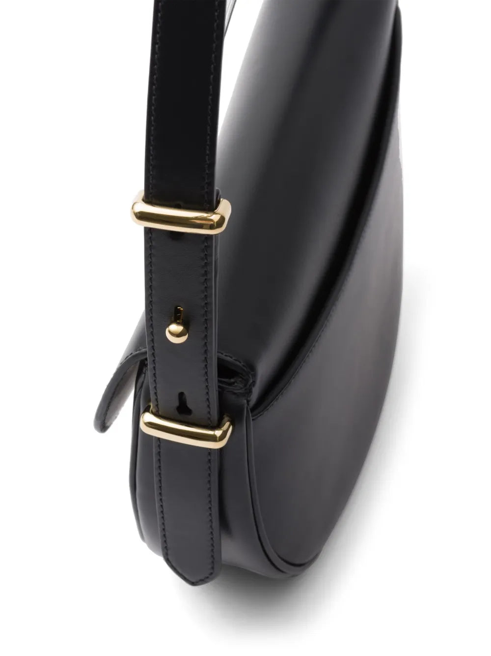 Prada Arque Leather Shoulder Bag — Same as shown — Size One Size — Back View