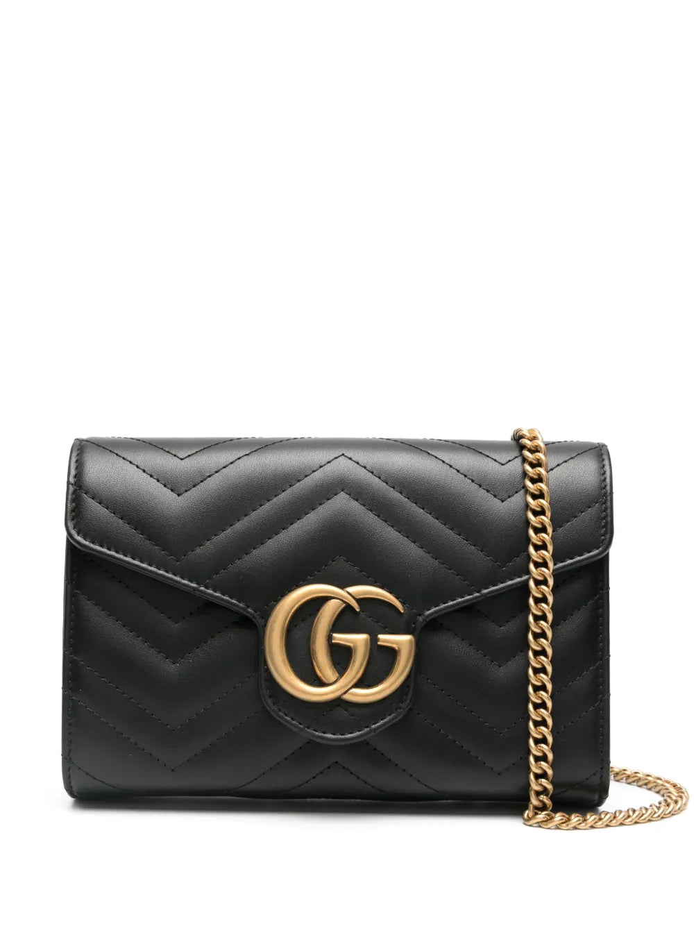 Gucci Mini Gg Marmont Shoulder Bag — Same as shown — Size One Size — Front View
