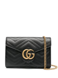 Gucci Mini Gg Marmont Shoulder Bag — Same as shown — Size One Size — Front View