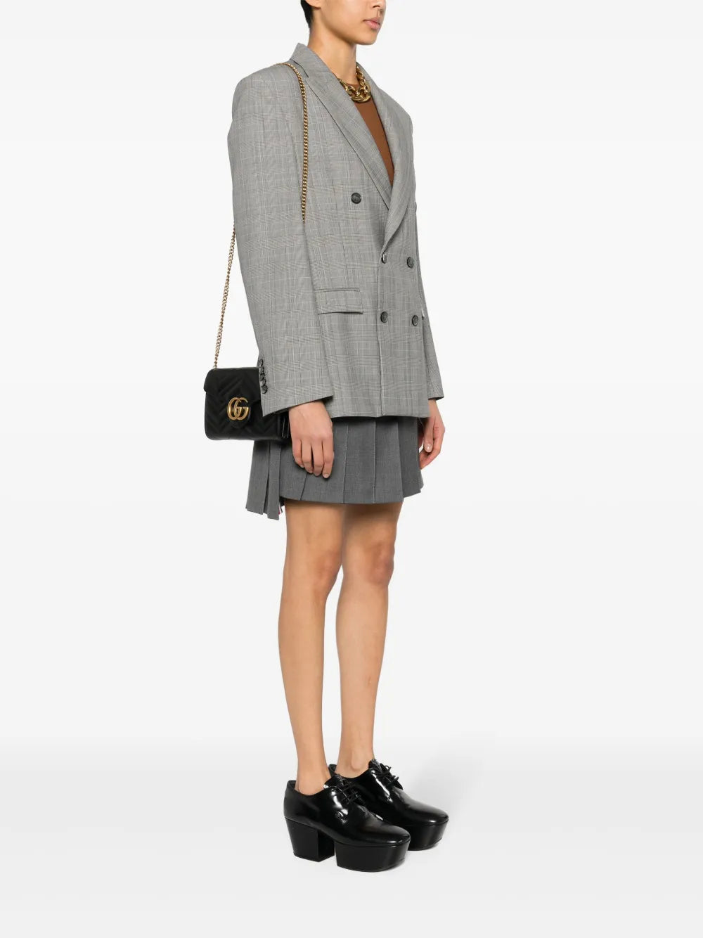 Gucci Mini Gg Marmont Shoulder Bag — Same as shown — Size One Size — Side View