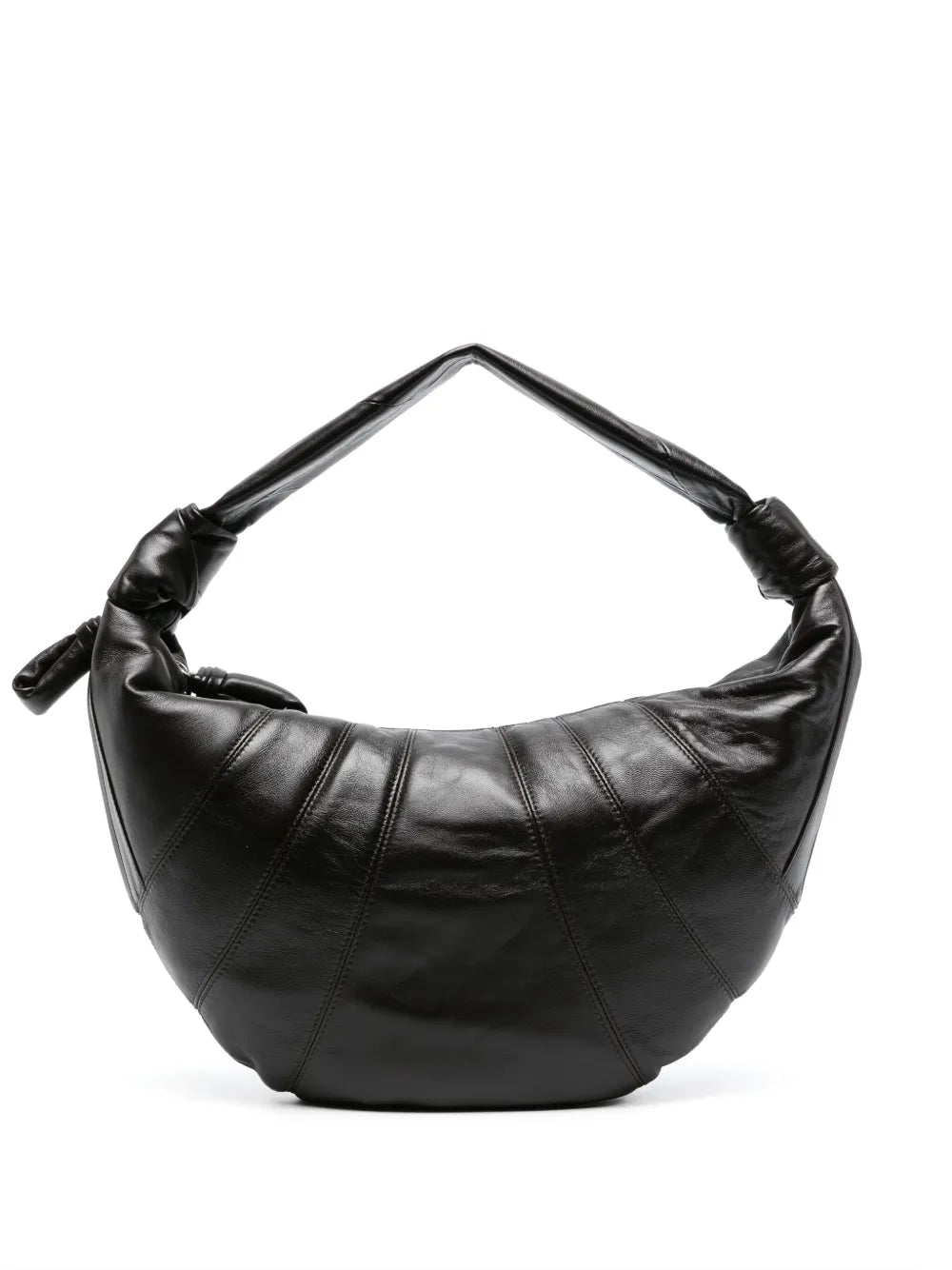 Lemaire Large Fortune Croissant Leather Shoulder Bag — Same as shown — Size One Size — Front View
