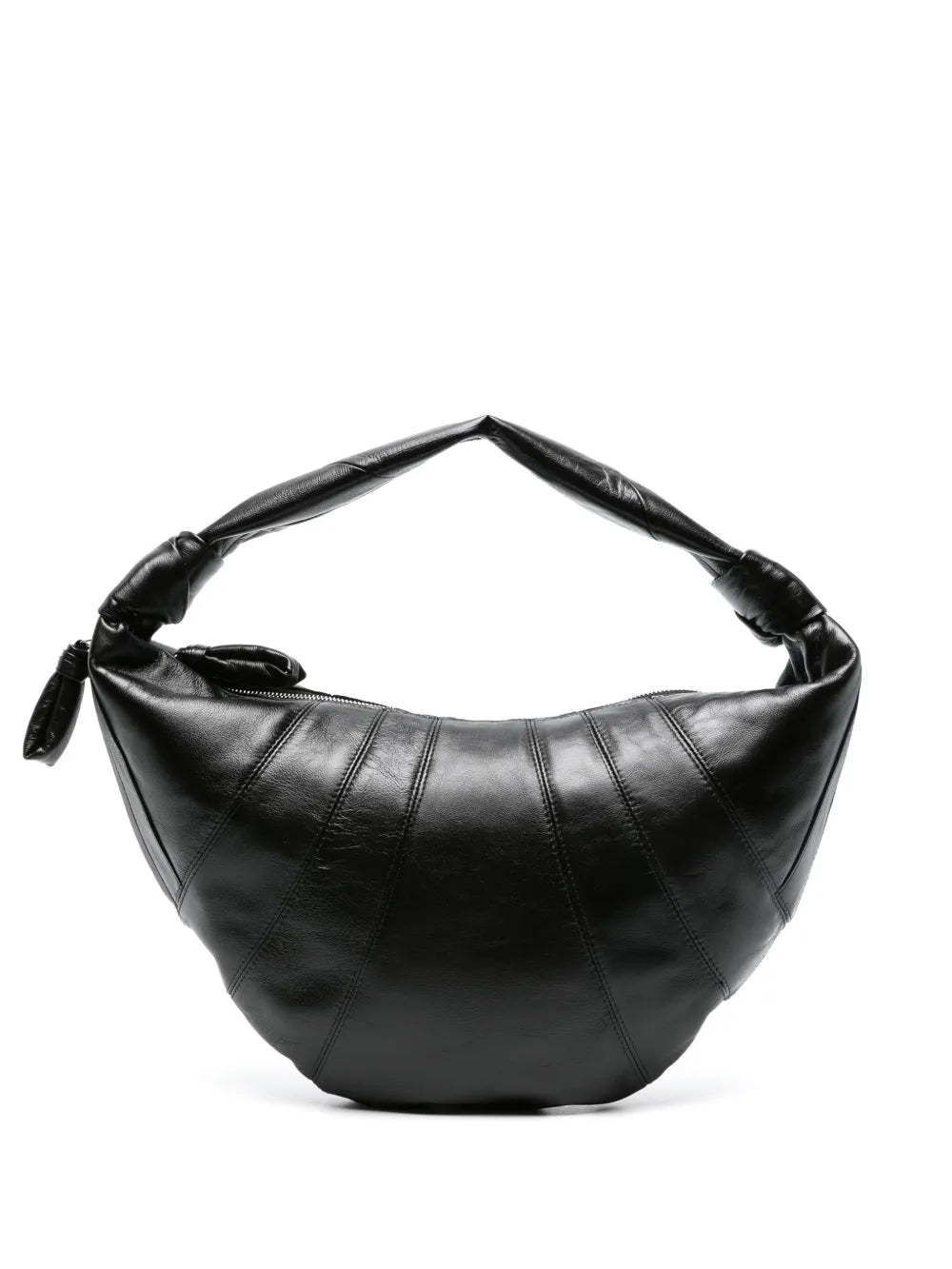Lemaire Large Fortune Croissant Leather Shoulder Bag — Same as shown — Size One Size — Front View