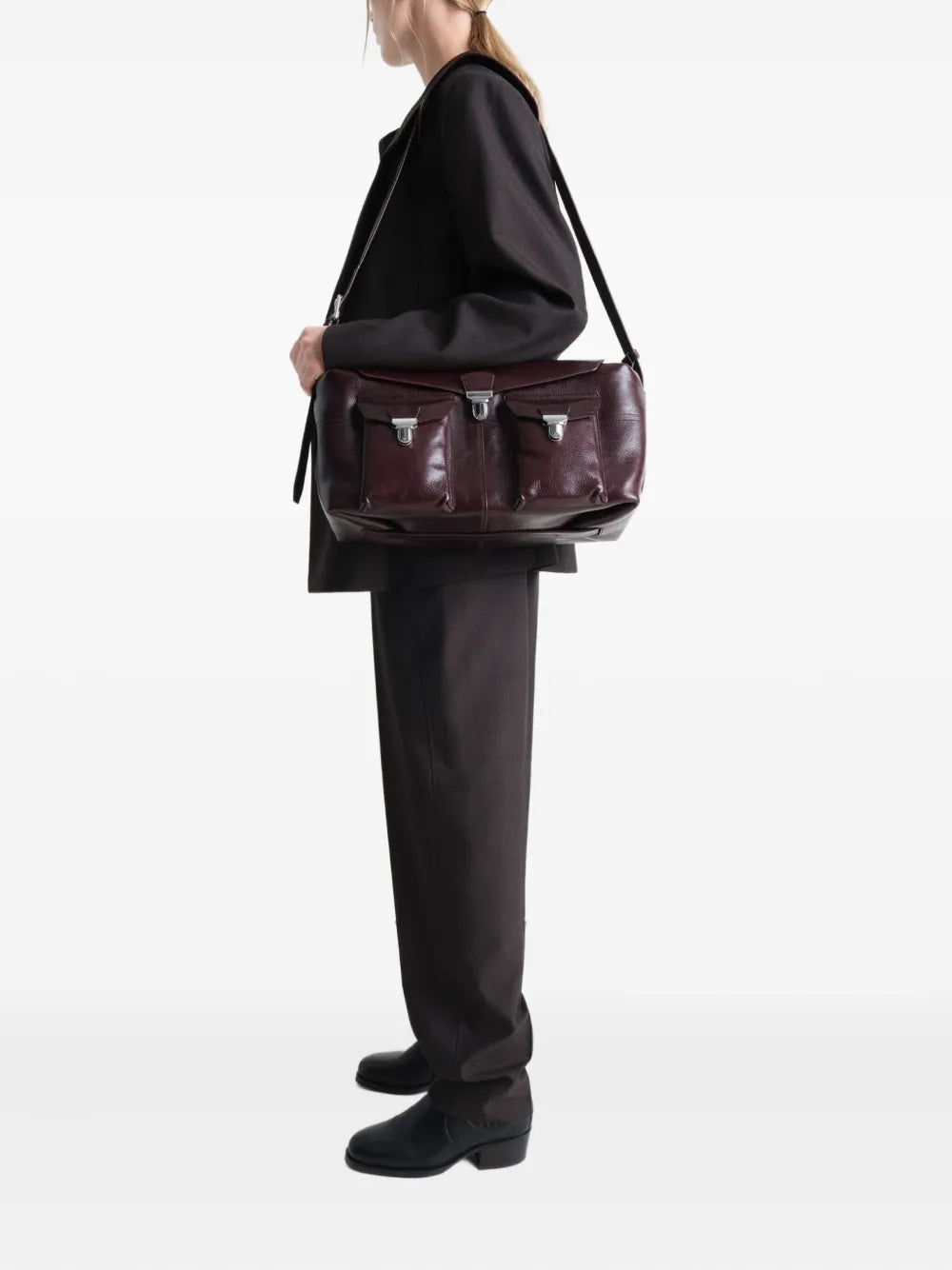 Lemaire Week End Gear Shoulder Bag — Same as shown — Size One Size — Back View