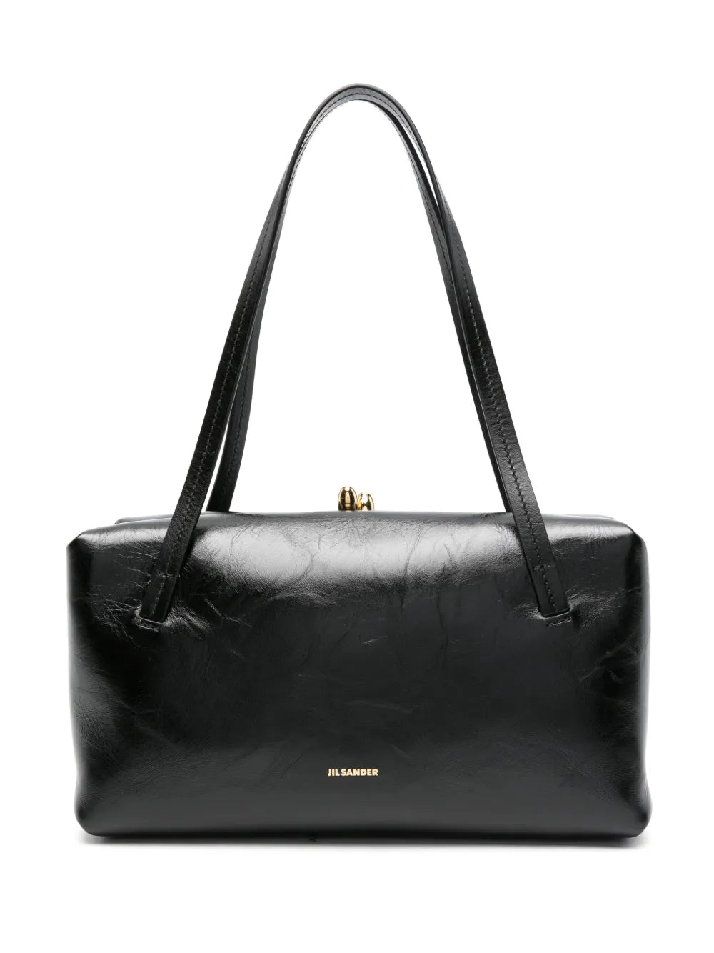 Jil Sander Small Goji Leather Shoulder Bag — Same as shown — Size One Size — Front View