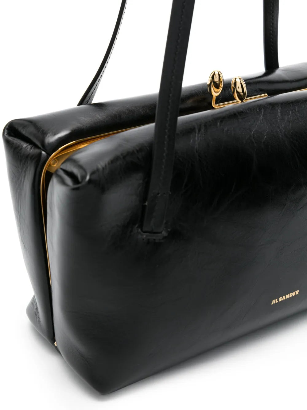 Jil Sander Small Goji Leather Shoulder Bag — Same as shown — Size One Size — Top View