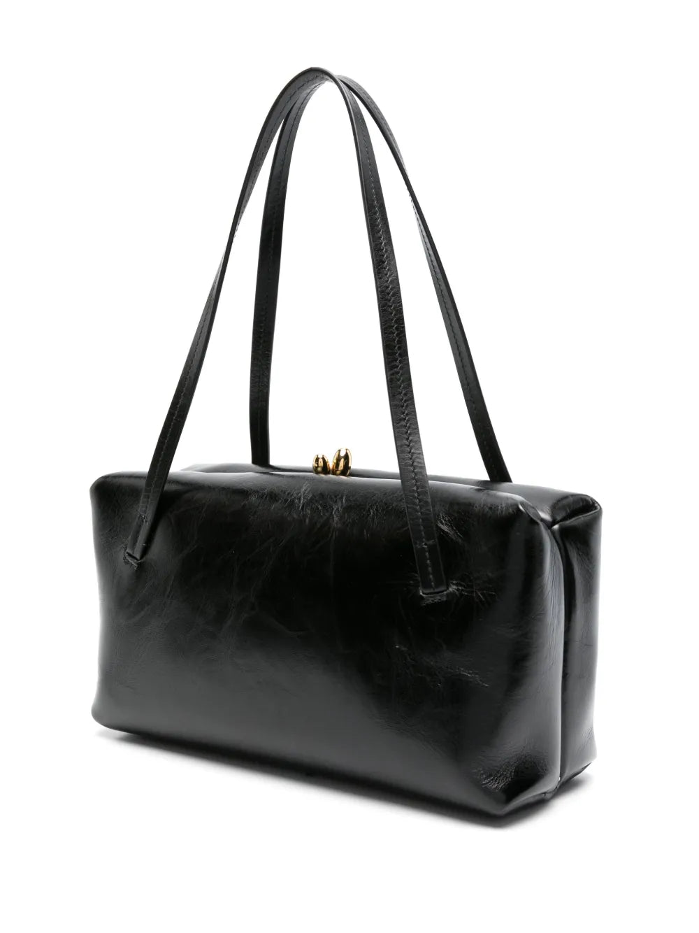 Jil Sander Small Goji Leather Shoulder Bag — Same as shown — Size One Size — Back View