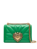 Dolce Gabbana Medium Devotion Quilted Shoulder Bag — Same as shown — Size One Size — Front View