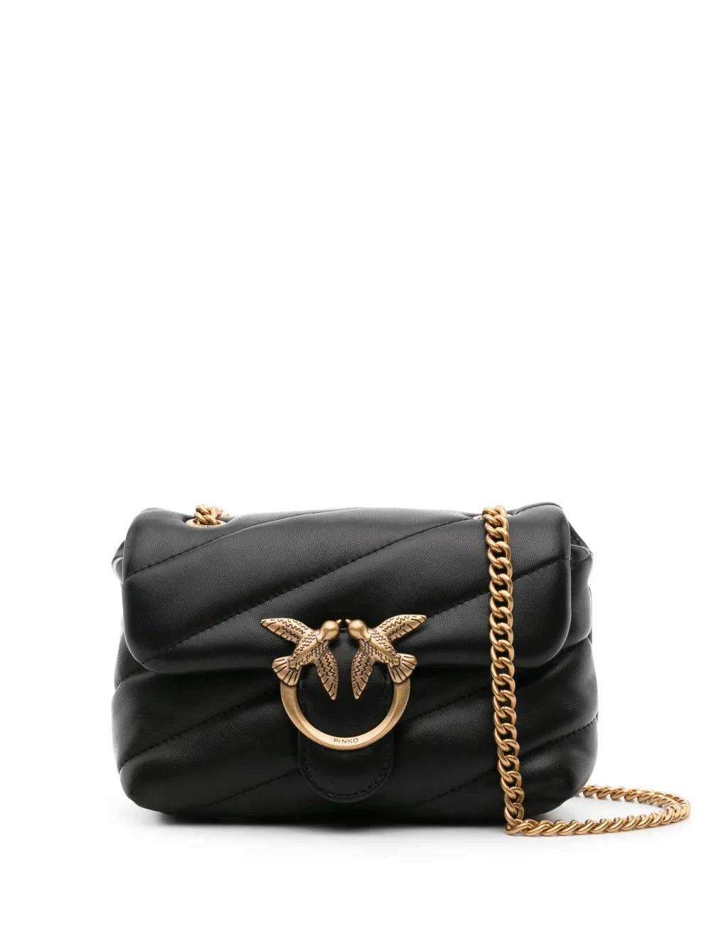 Pinko Love Baby Puff Leather Crossbody Bag — Same as shown — Size One Size — Front View