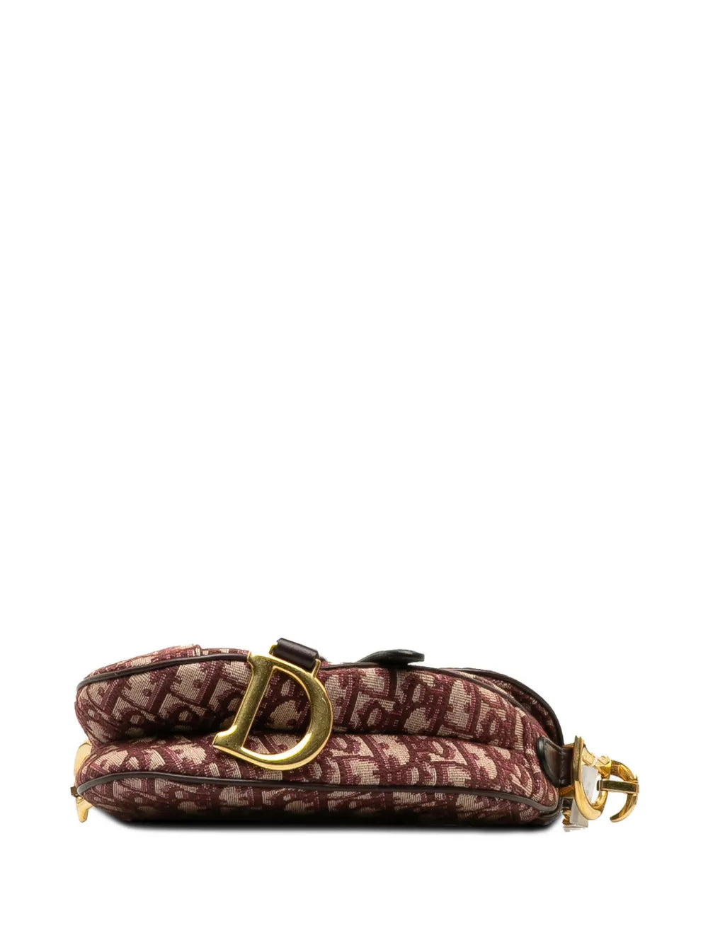 Christian Dior Pre Owned 2018 Mini Oblique Saddle Shoulder Bag — Same as shown — Size One Size — Top View