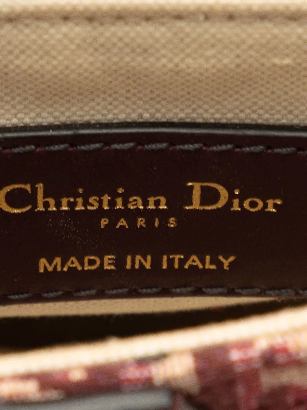 Christian Dior Pre Owned 2018 Mini Oblique Saddle Shoulder Bag — Same as shown — Size One Size — Detail View