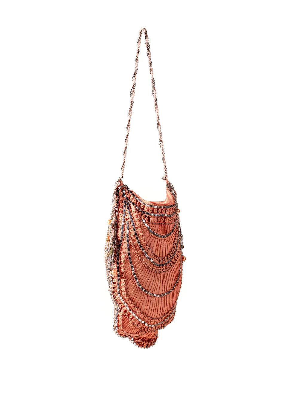 Nannacay Margie Beaded Shoulder Bag — Same as shown — Size One Size — Back View
