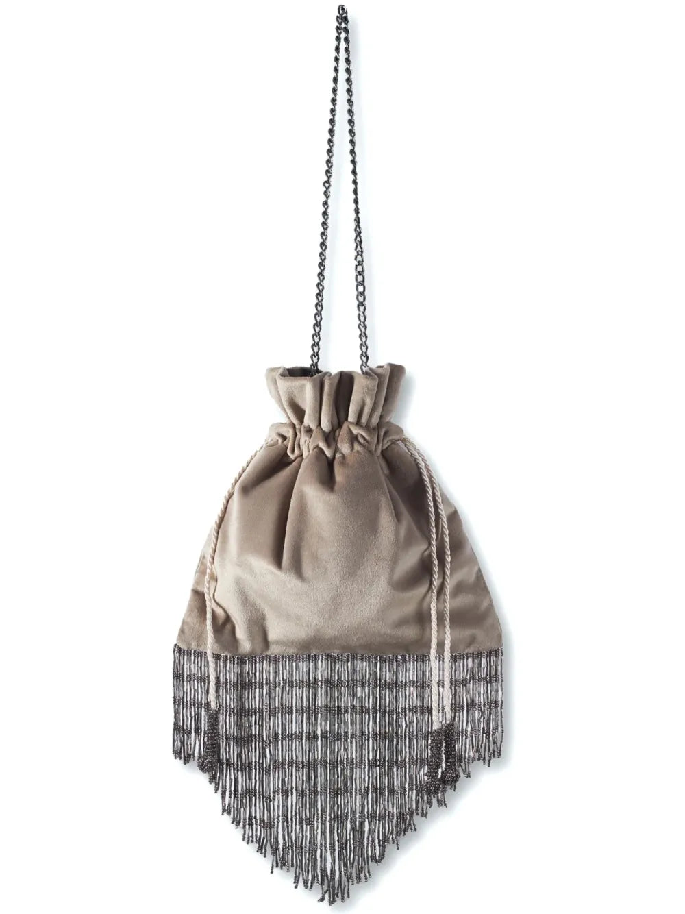 Nannacay Louise Fringed Shoulder Bag — Same as shown — Size One Size — Front View