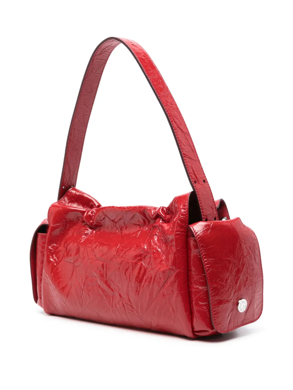Acne Studios Crinkled Shoulder Bag — Same as shown — Size One Size — Back View