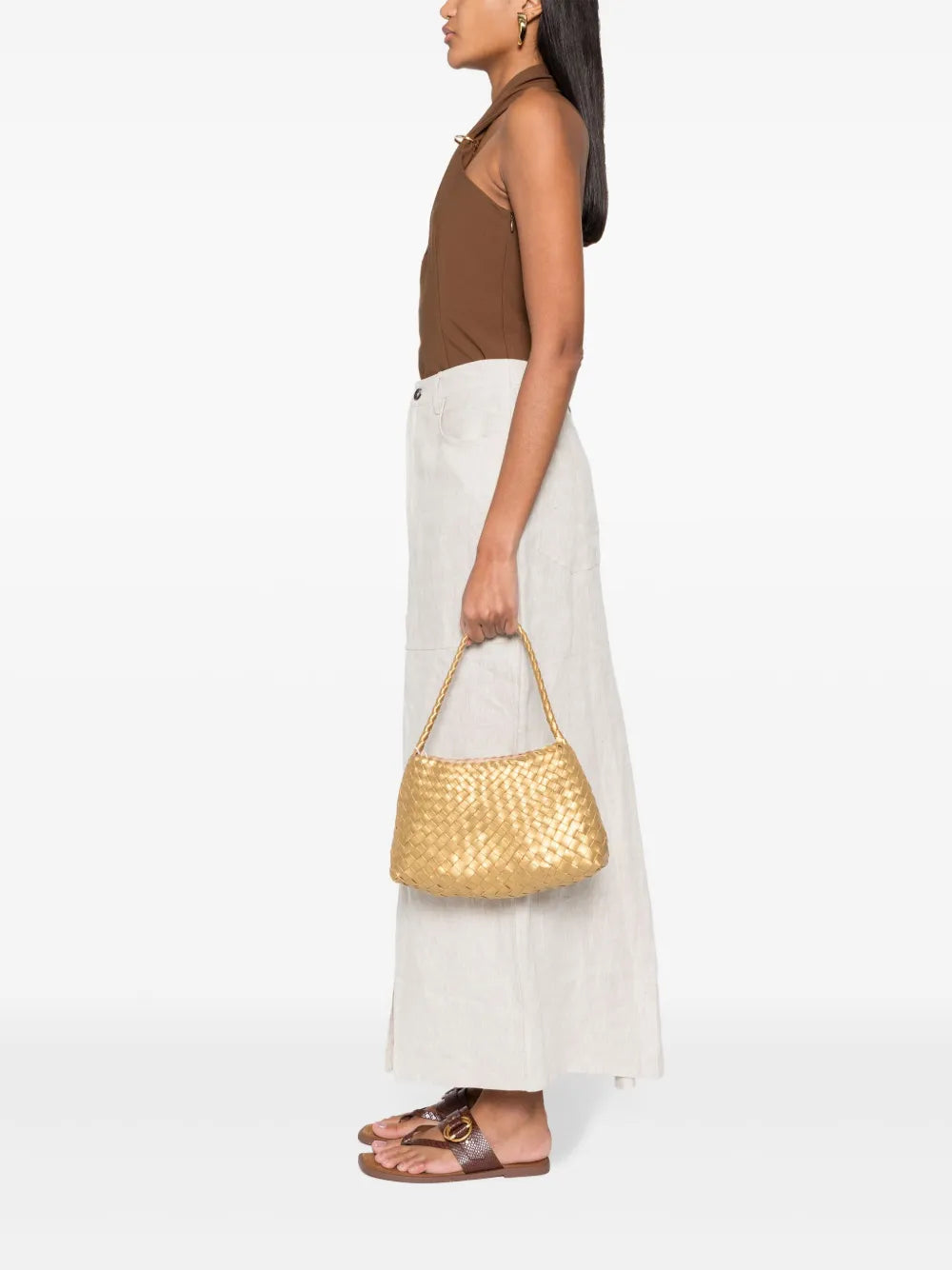 Dragon Diffusion Rosanna Leather Shoulder Bag — Same as shown — Size One Size — Side View