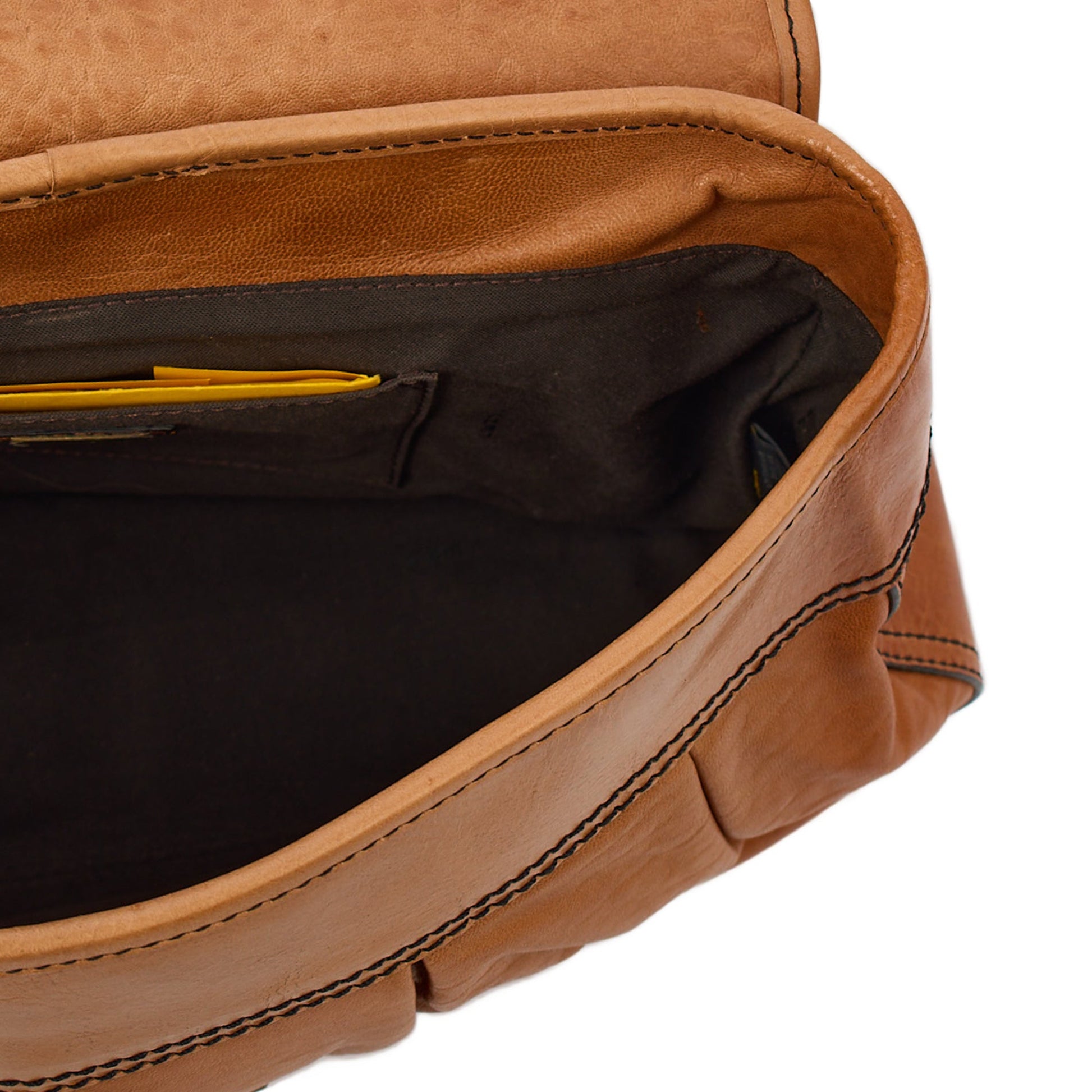 Fendi Shoulder Bag B Bag in Brown, Leather — Alternate View 7