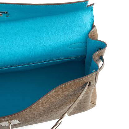 Hermes Kelly 35 in Etain, Togo Leather — Alternate View 42