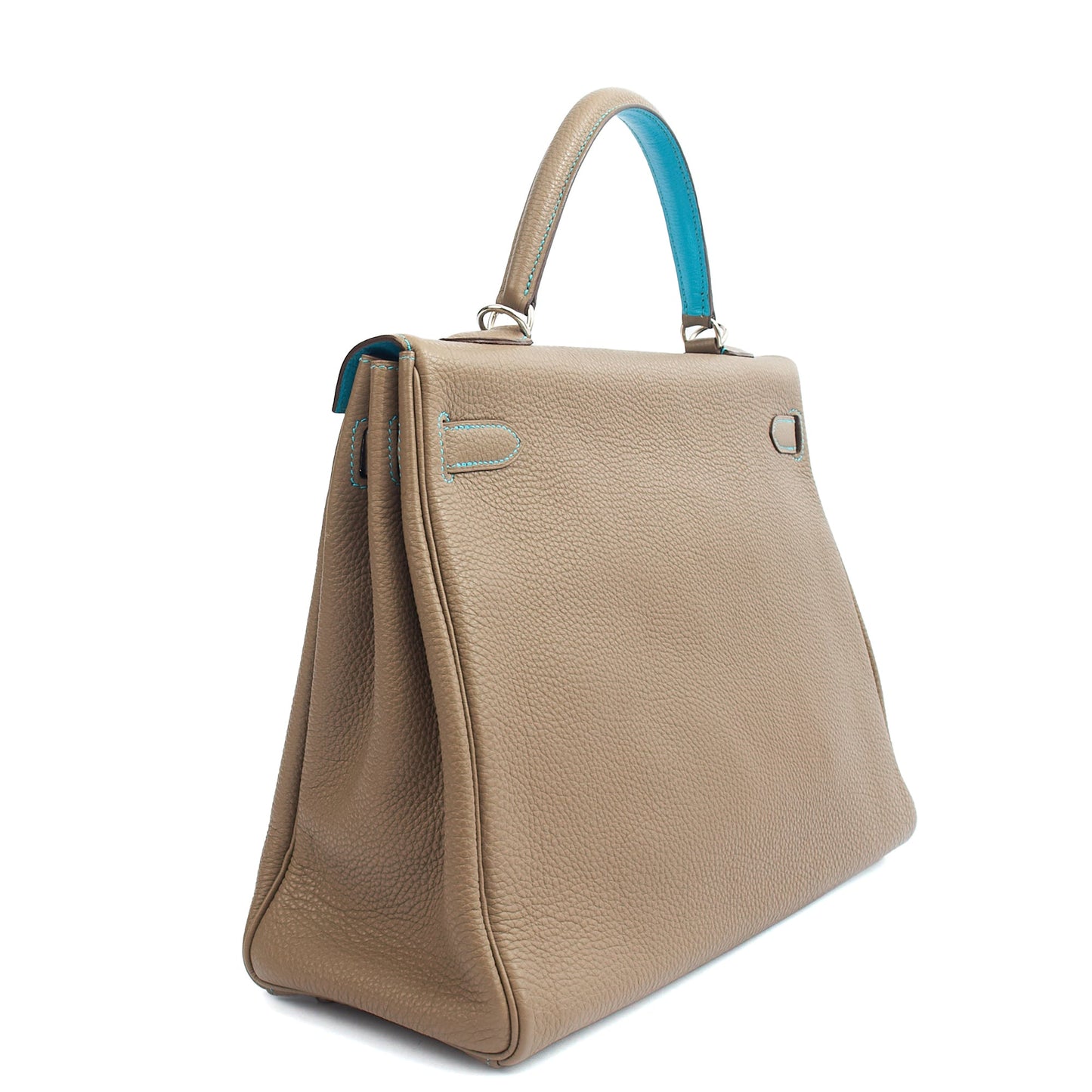 Hermes Kelly 35 in Etain, Togo Leather — Alternate View 30