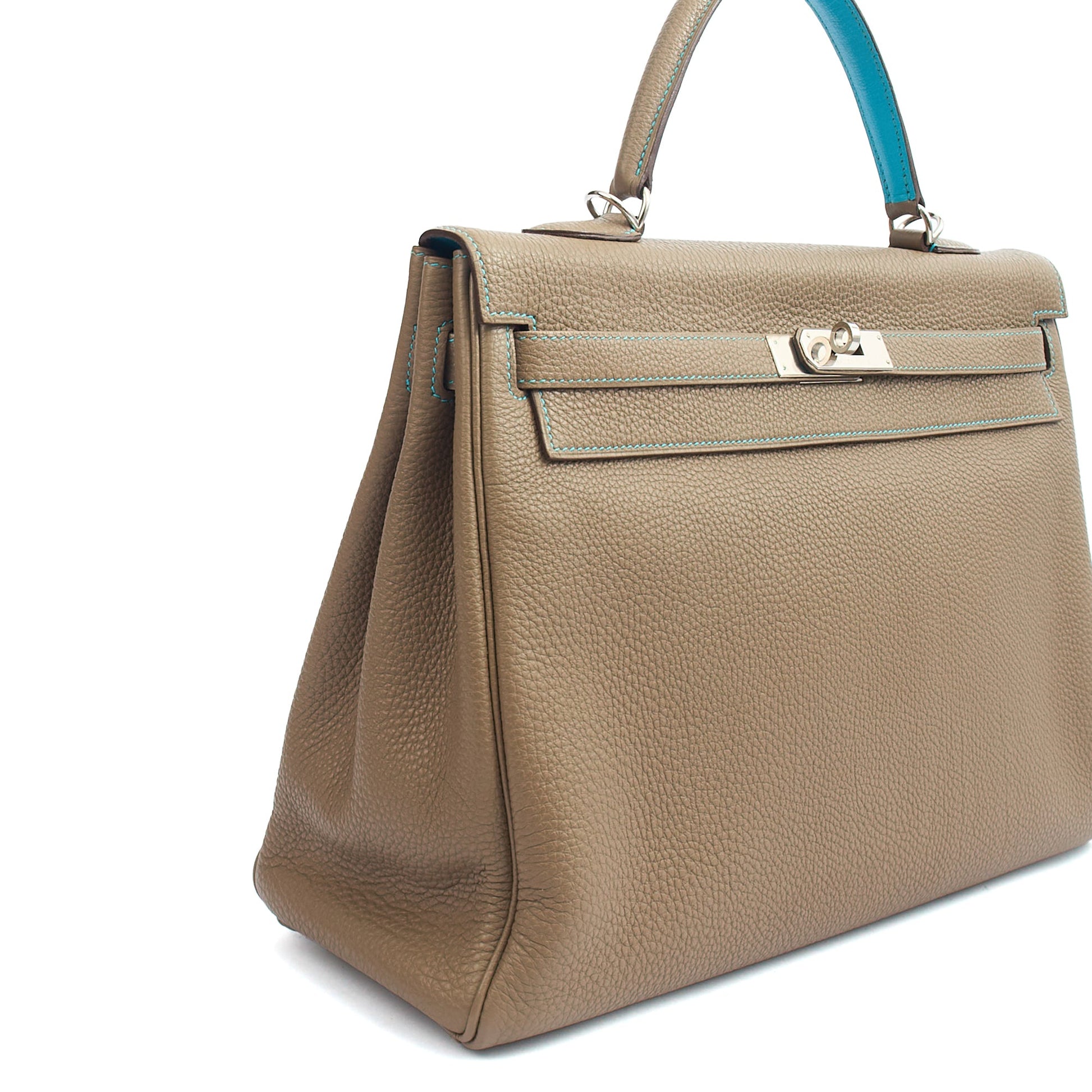 Hermes Kelly 35 in Etain, Togo Leather — Alternate View 33