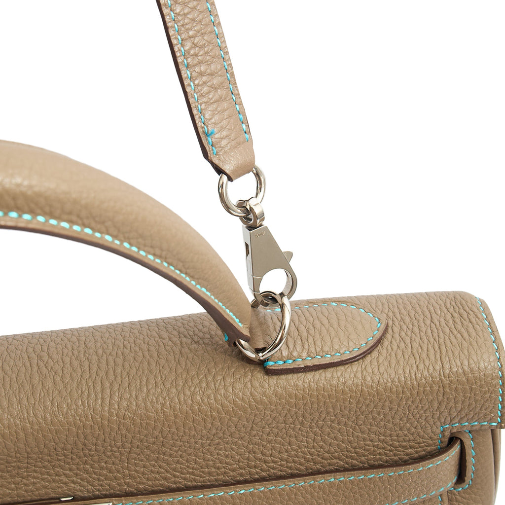 Hermes Kelly 35 in Etain, Togo Leather — Alternate View 10