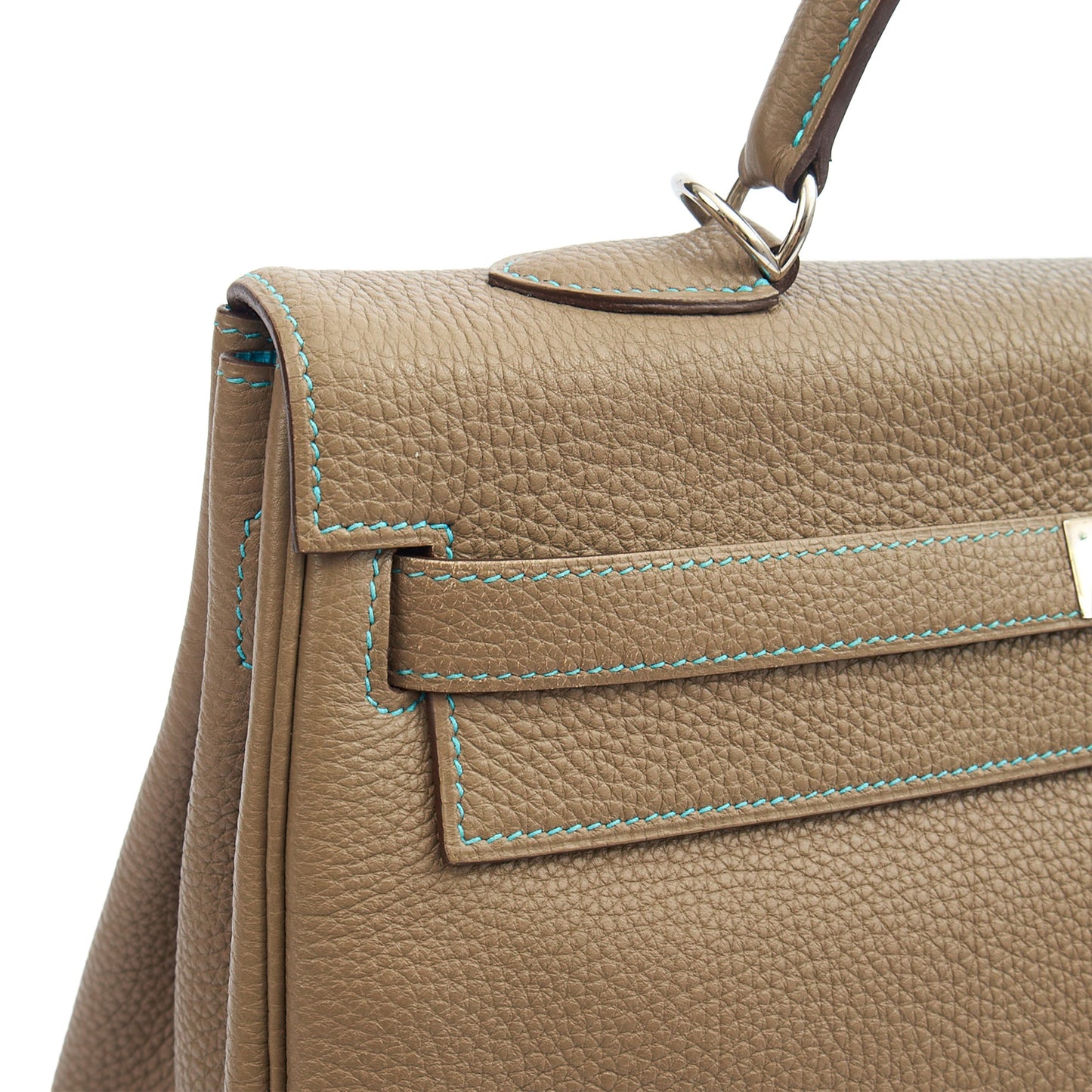 Hermes Kelly 35 in Etain, Togo Leather — Alternate View 11