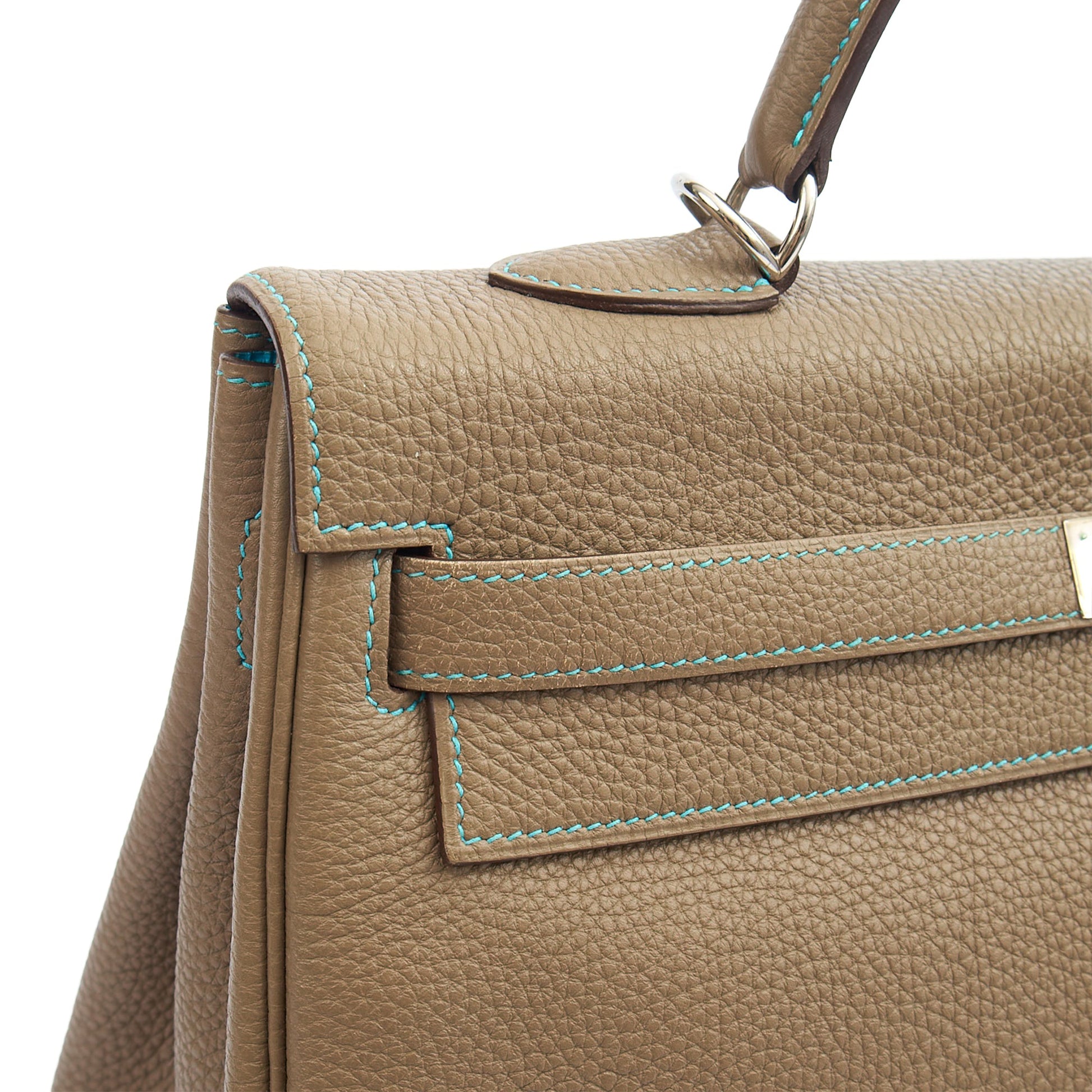Hermes Kelly 35 in Etain, Togo Leather — Alternate View 39