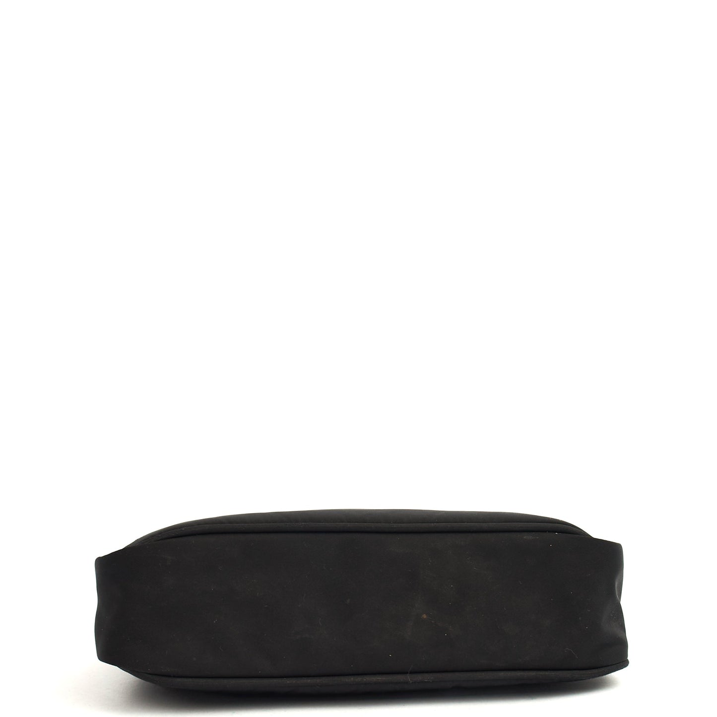Prada Shoulder Bag Re-Edition 2000 Terry Mini Bag in Black, Nylon — Top View