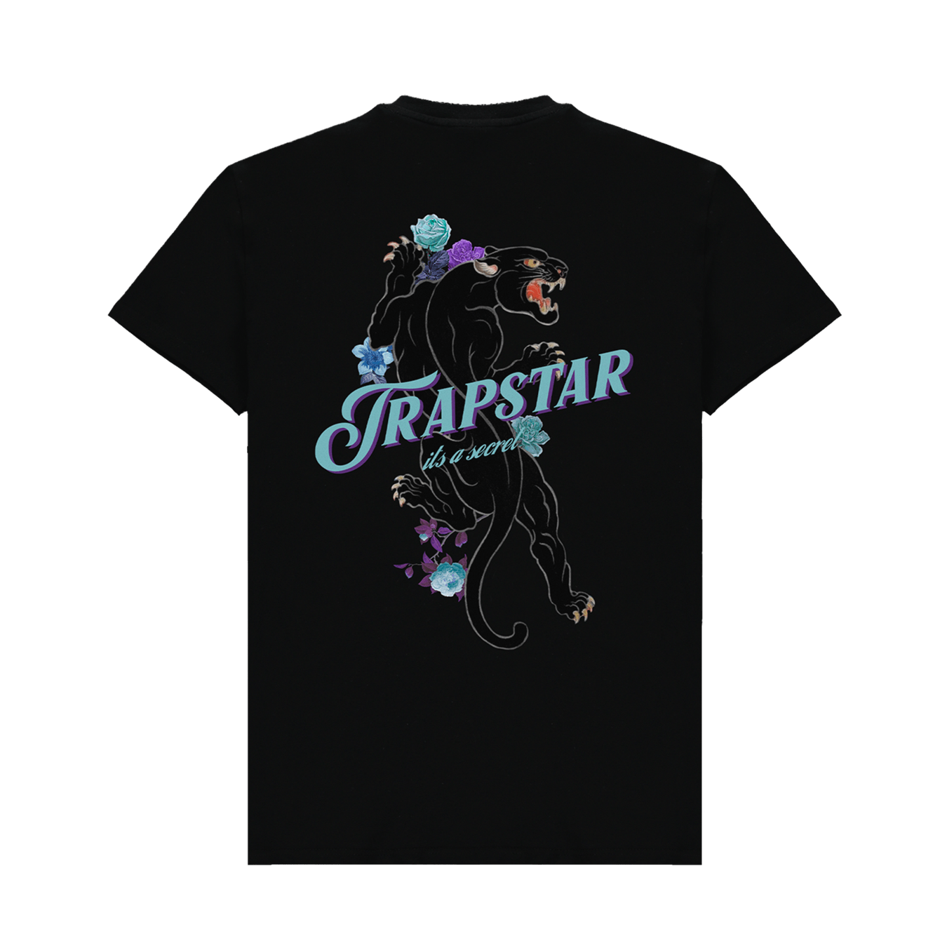 Trapstar Black Panther Tee - Black — XXS — Front View