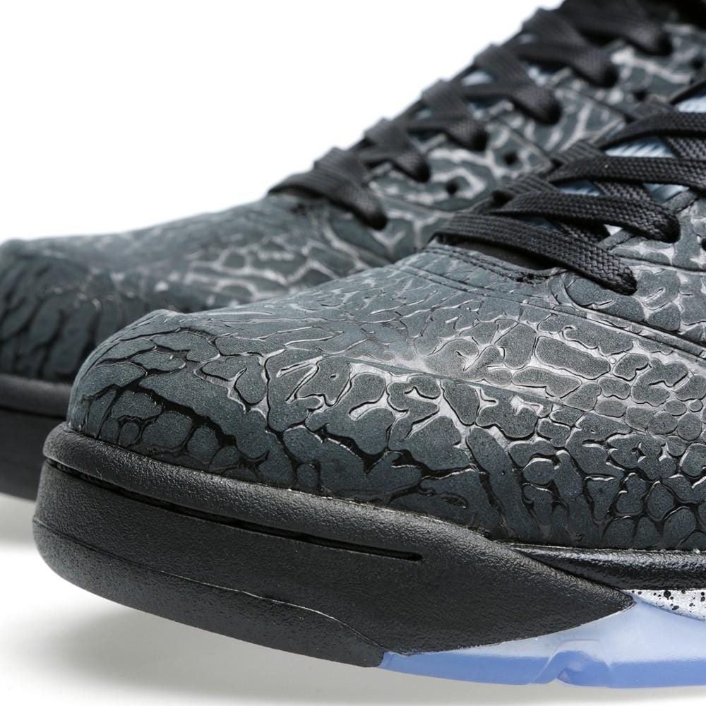 AIR JORDAN 3LAB5 Black & Metallic Silver — UK 3 | EU 35.5 | US 3.5 — Detail View