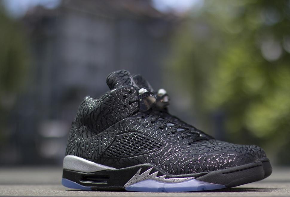 AIR JORDAN 3LAB5 Black & Metallic Silver — UK 3 | EU 35.5 | US 3.5 — Alternate View 9