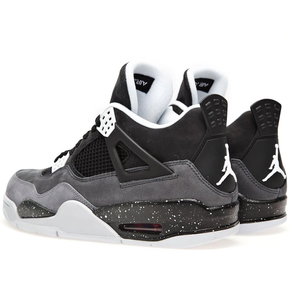 AIR JORDAN 4 RETRO 'FEAR' — UK 3 | EU 35.5 | US 3.5 — Back View