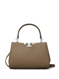 Tory Burch Mini Eleanor Leather Satchel Bag — Same as shown — Size One Size — Front View