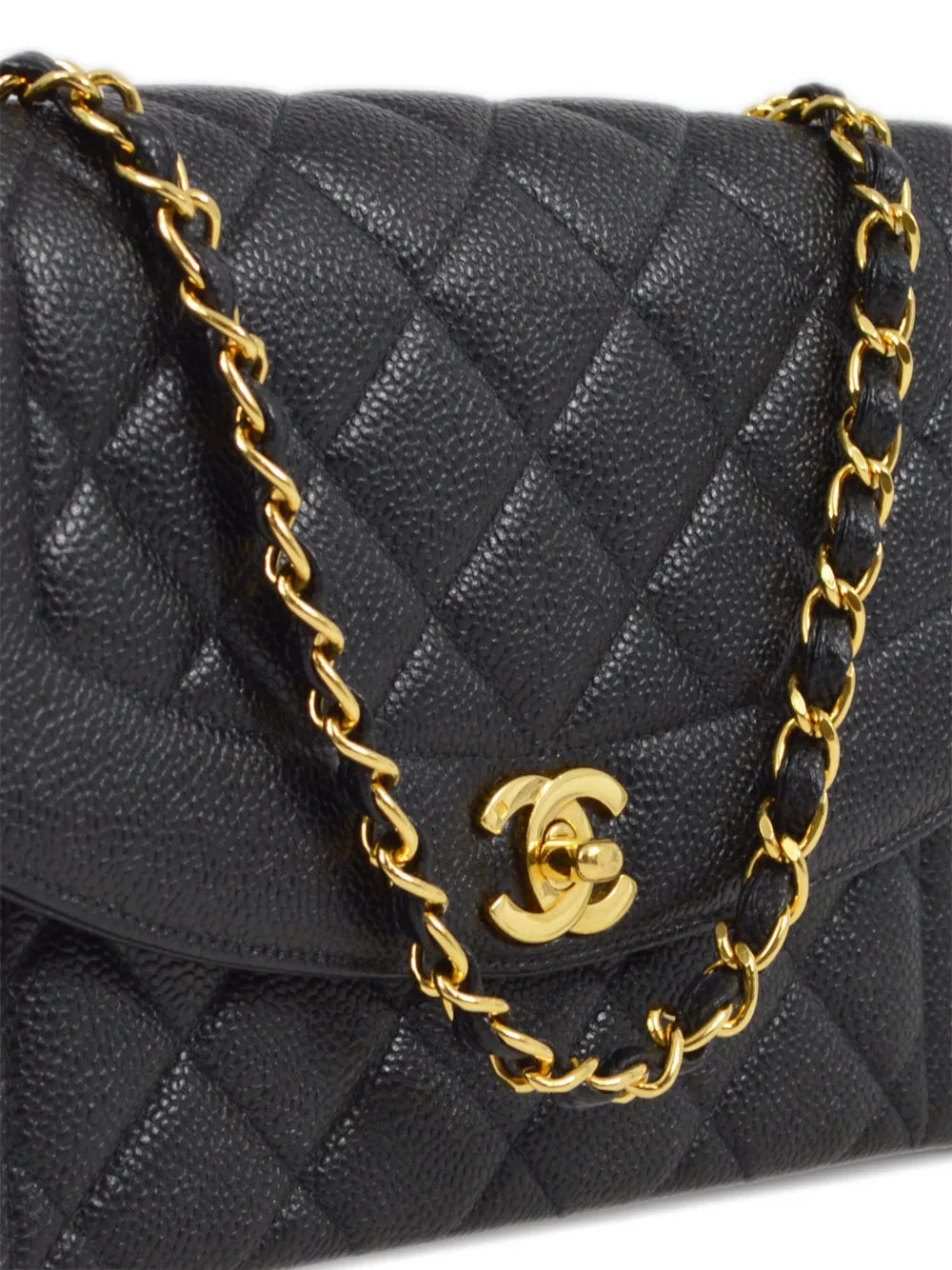 Chanel Pre Owned 1998 Medium Diana Shoulder Bag — Same as shown — Size One Size — Back View