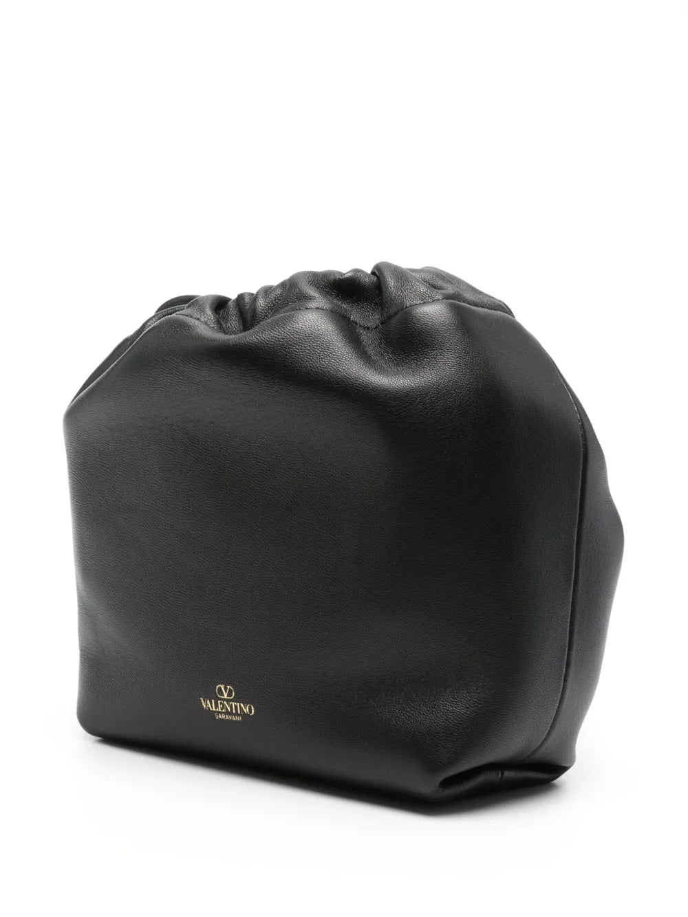 Valentino Garavani Mini Vlogo Pouf Bucket Bag — Same as shown — Size One Size — Back View