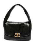 Balenciaga Medium Monaco Leather Shoulder Bag — Same as shown — Size One Size — Front View