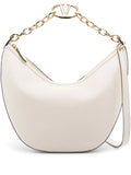 Valentino Garavani Vlogo Signature Leather Shoulder Bag — Same as shown — Size One Size — Front View